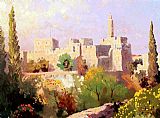 Tower of David by Thomas Kinkade